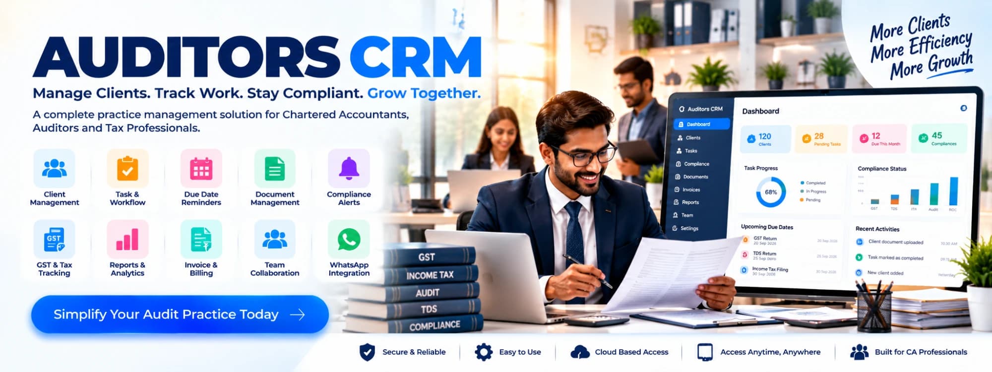 AuditRed CRM – CRM for Auditors, Accountants & Tax Professionals